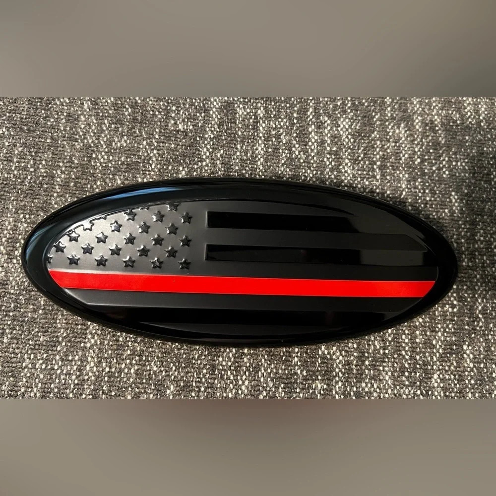 9" Front Grill/Tailgate USA Flag Emblem for Ford
